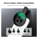 Filtro Nd Variable K&f Concept Nd2-400 con Clip Smartphone 67mm KF01.2901V2