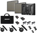 Kit 3 Panel Led Amaran P60x Bicolor 60w Cri95 Tlci96 5070lux