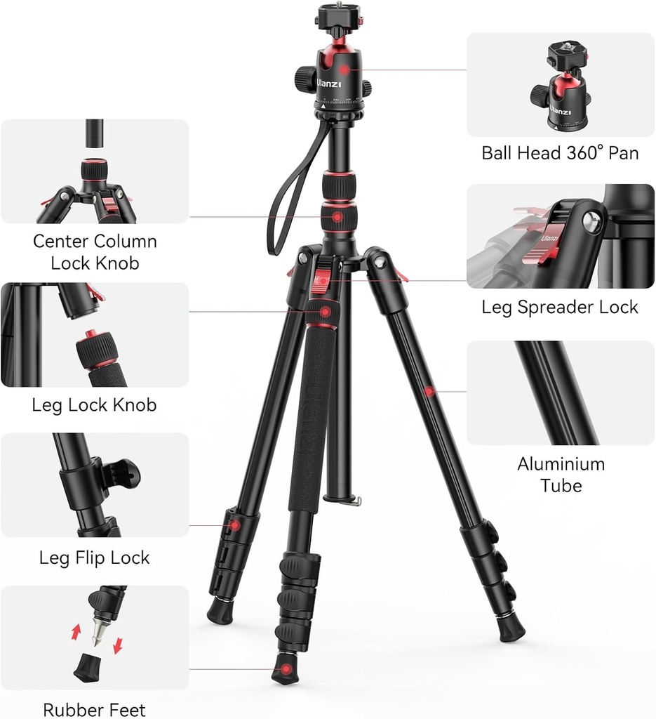 Tripode Ulanzi TT31 Liberacion Rapida 184 Cm
