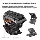 Tripode Coman KX3939Plus Cabezal Fluido Q6 177 Cm