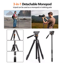 Tripode Coman KX3939Plus Cabezal Fluido Q6 177 Cm
