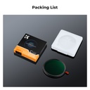 Filtro 3 en 1 Nd Variable CPL Black Mist 1/4 67mm K&f Concept KF01.2067