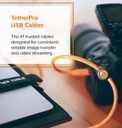 Cable Tipo C Tether Tools TetherPro 4,6 Mts