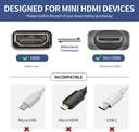 Adaptador Hdmi Hembra A Mini Hdmi Macho 1 und
