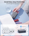 Estacion de Carga GAN VI USB 200W 4 Tipo C 2 USB A de Pared