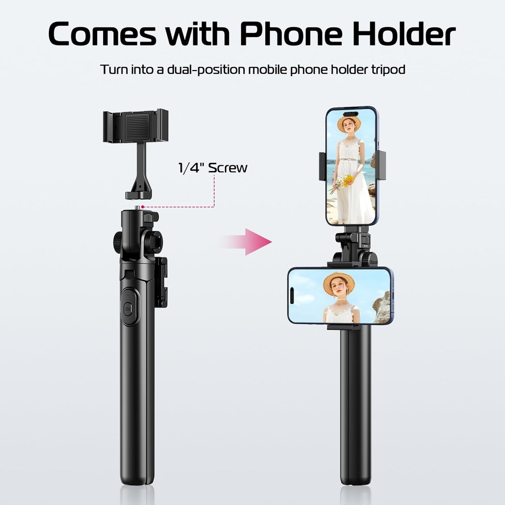 Tripode 158 cm Selfie Stick Ulanzi MT70 Control bluetooth 