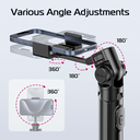 Tripode 158 cm Selfie Stick Ulanzi MT70 Control bluetooth 
