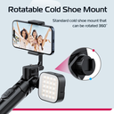 Tripode 158 cm Selfie Stick Ulanzi MT70 Control bluetooth 