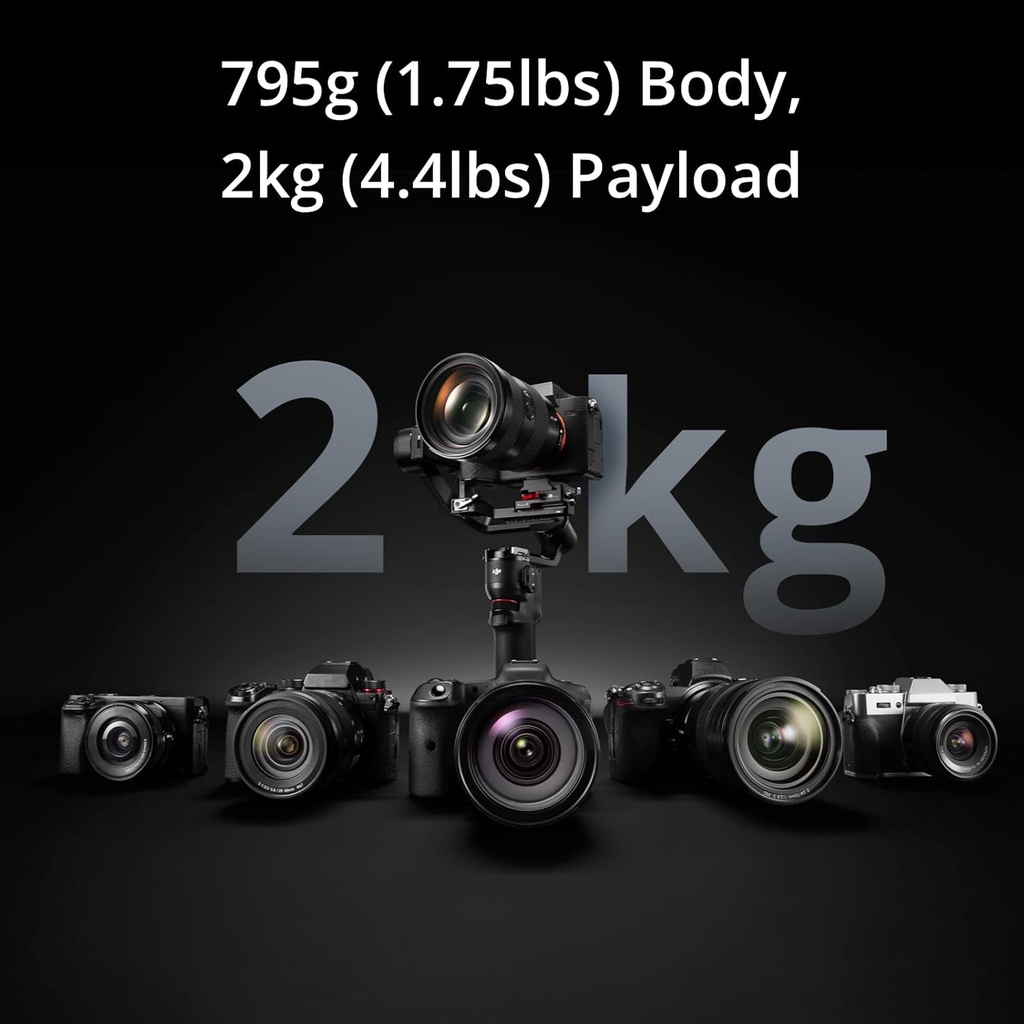 Estabilizador Gimbal DJI RS 3 Mini Carga maxima 2 Kg