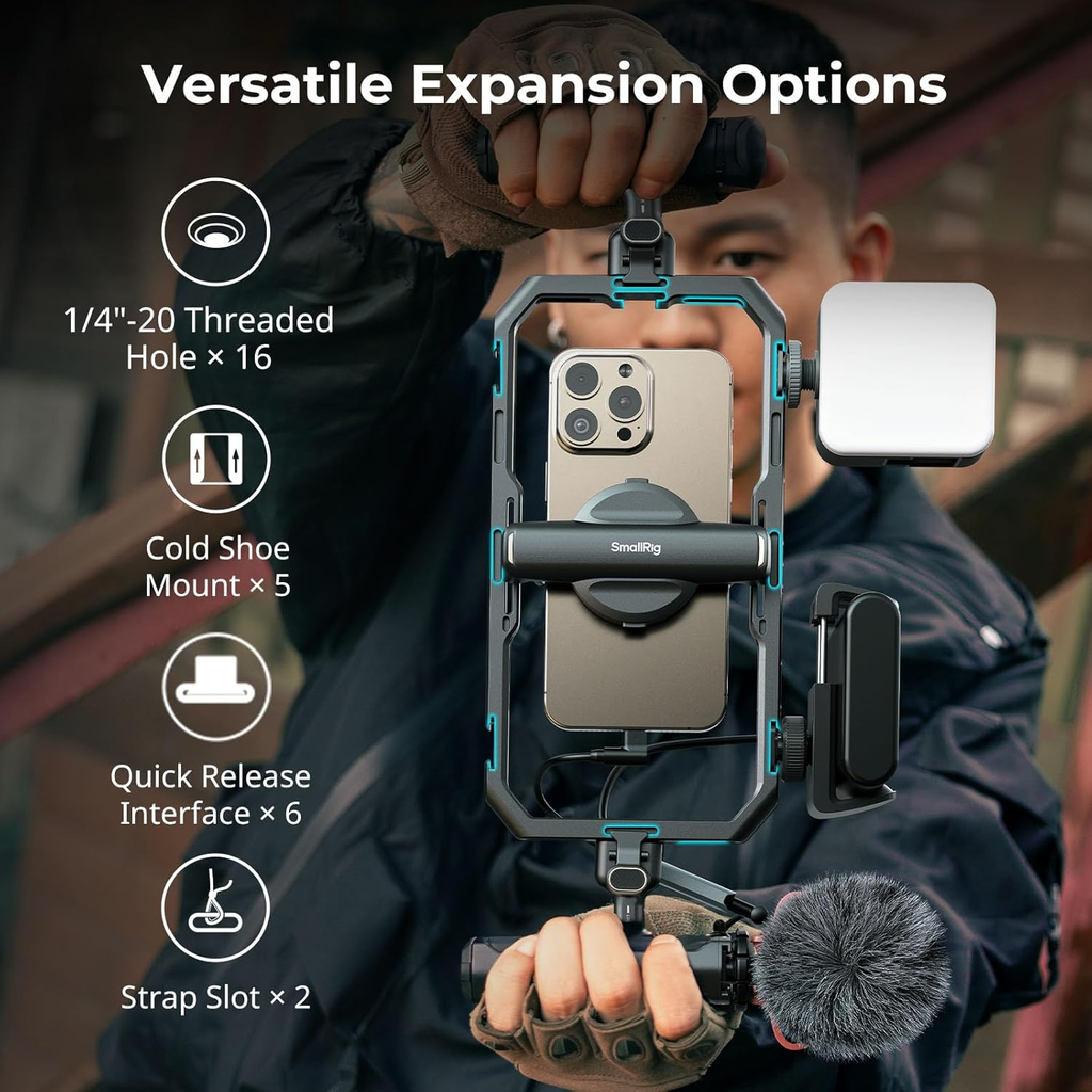 Estabilizador Rig Smallrig Quick Relase Magsafe Android iPhone 2 Grip