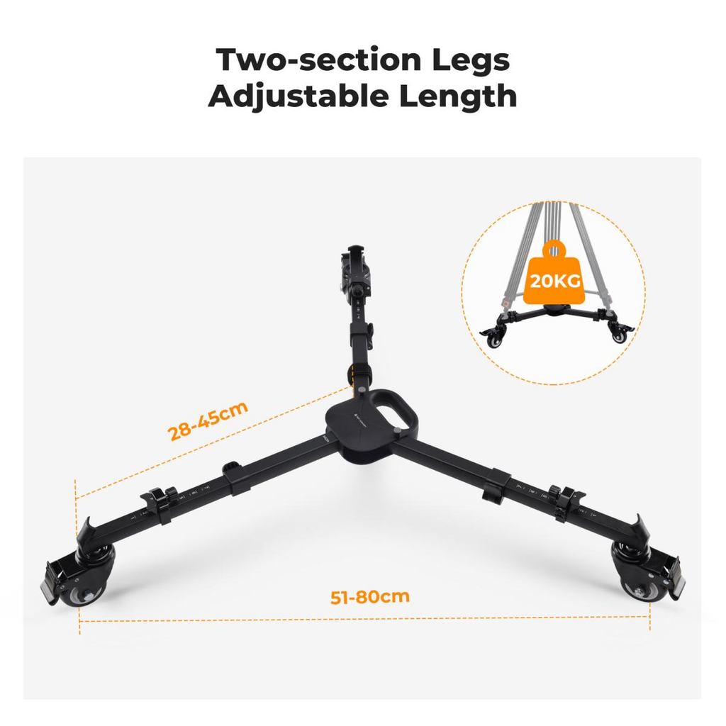 Dolly Para Tripode Y Parales Kf Concept KF31.118