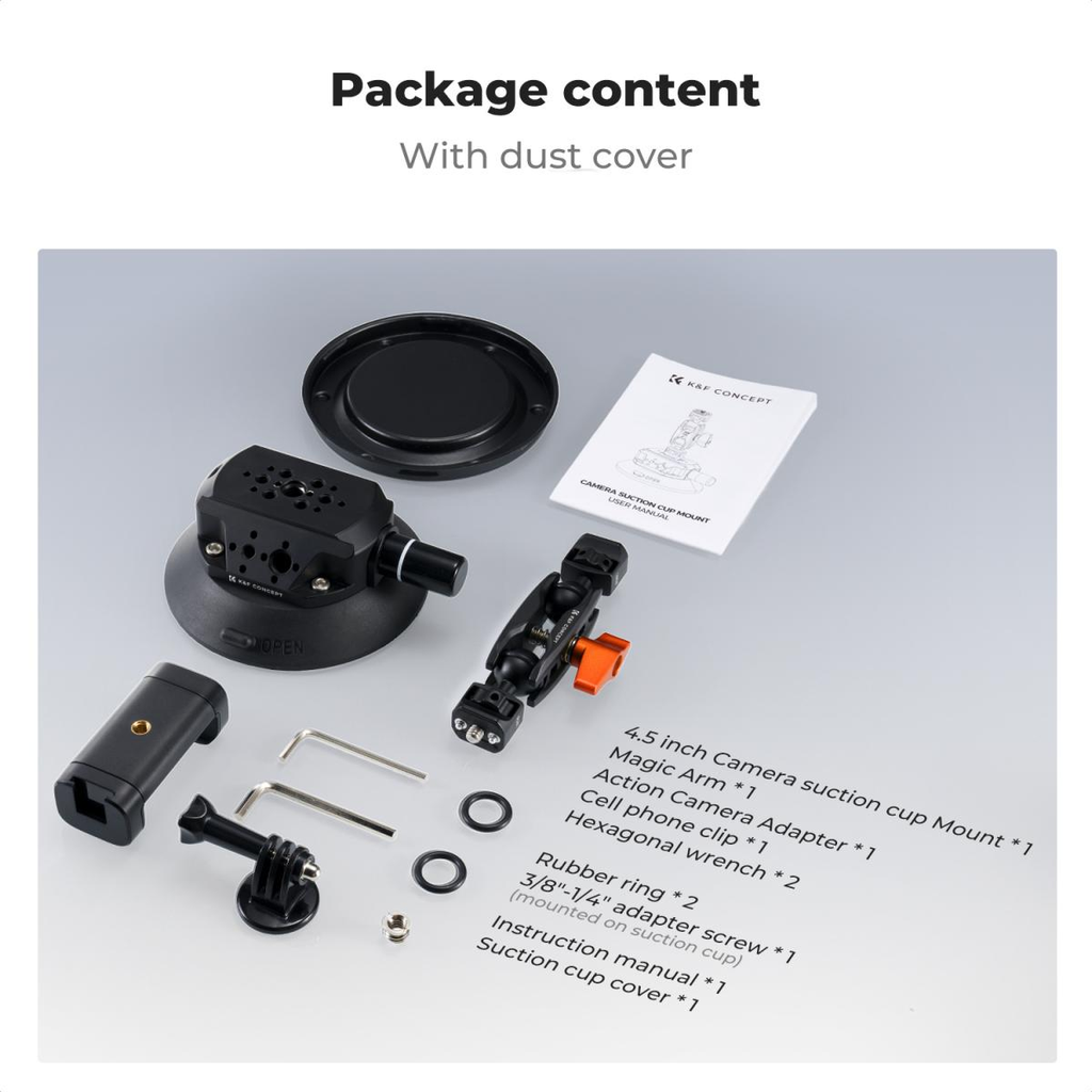 Soporte Ventosa Fuerte Kf Concept MS24 Smartphone Camaras Y Mas