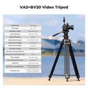 Tripode KF Concept Cabezal Fluido Video KF09.148V1