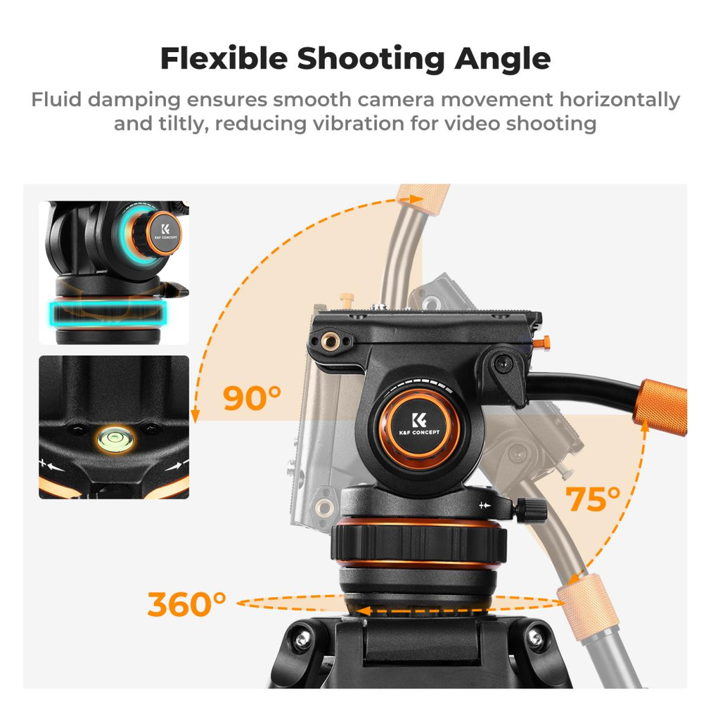 Tripode KF Concept Cabezal Fluido Video KF09.148V1