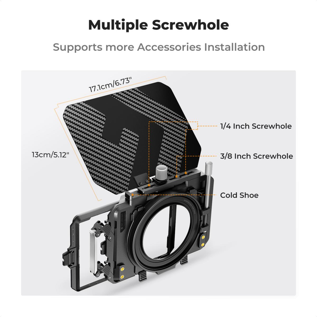 Matte box Filter K&f Concept 67-72-77-82-95 mm