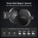 Lector de Tarjetas Smallrig SD MicroSD doble Ranura Tipo C USB 4.0 312MB/s Magsafe
