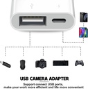 Adaptador Lightning a USB OTG para iPhone 14 y modelos anterioes