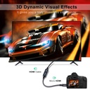 Cable Micro HDMI Macho a Hembra HDMI 4k 60Hz Twozoh 28 cm