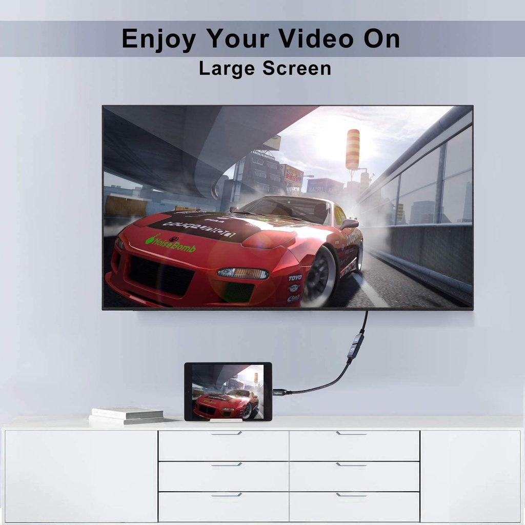 Cable Micro HDMI Macho a Hembra HDMI 4k 60Hz Twozoh 28 cm