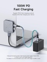 Docking HUB para iPhone Magsafe HDMI 4K Lector SD 3 USB