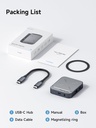Docking HUB para iPhone Magsafe HDMI 4K Lector SD 3 USB
