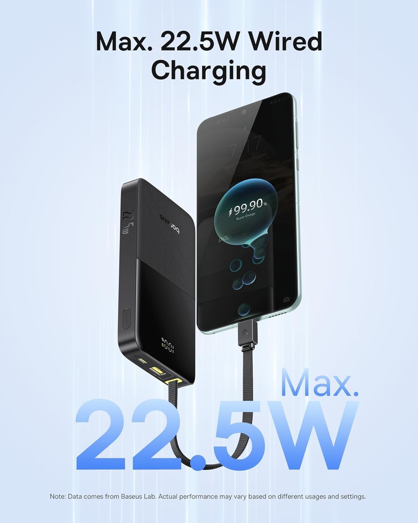 Power Bank 10.000mah Baseus Carga Rapida PD 22.5W