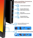 Monitor Portatil 15.6 pulg ingnok 1080P FHD IPS USB C HDMI