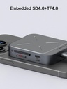 Docking HUB para iPhone Magsafe Lector SD Micro SD 1 USB 3 Tipo C Hagibis