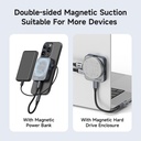 Docking HUB para iPhone Magsafe Lector SD Micro SD 1 USB 3 Tipo C Hagibis