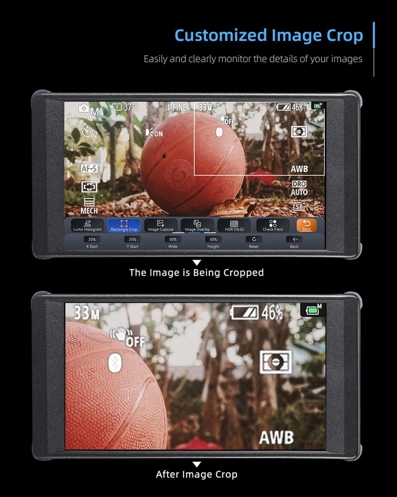 Monitor de Campo Portkeys PT6 5,2 Pulg 4K 600nit Touchscreen