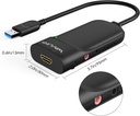 Adaptador de video WAVLINK USB 3.0 a HDMI chips Displaylink