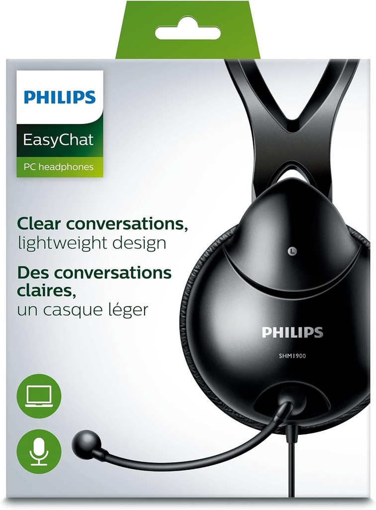 Audifono con Microfono Philips Shm1900/00 de cable 3.5mm