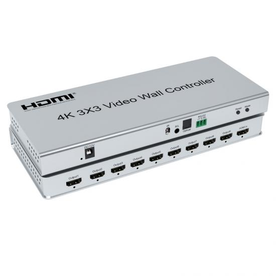 Video Wall 4K HDMI Controlador 3x3 Dtech
