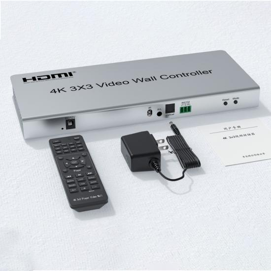 Video Wall 4K HDMI Controlador 3x3 Dtech