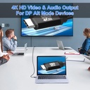 Cable USB-C a USB-C de 15 Metros 4K60Hz GEN2x2 para Video y Sincronización