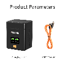 Caja de Carga Rapida USB C Dual para Baterias SONY NP-FW50