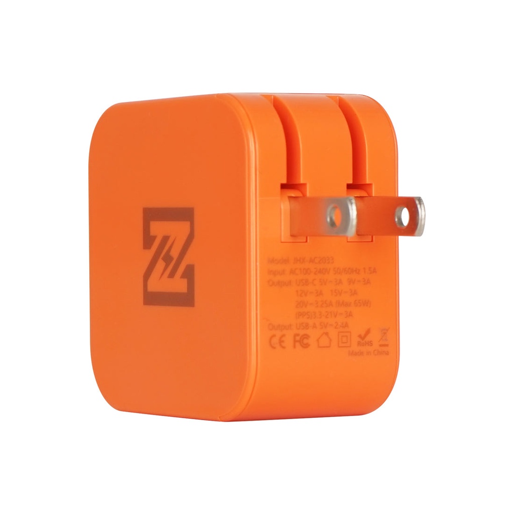 Cargador Rapido ZGCINE USB-C PD 65W GaN