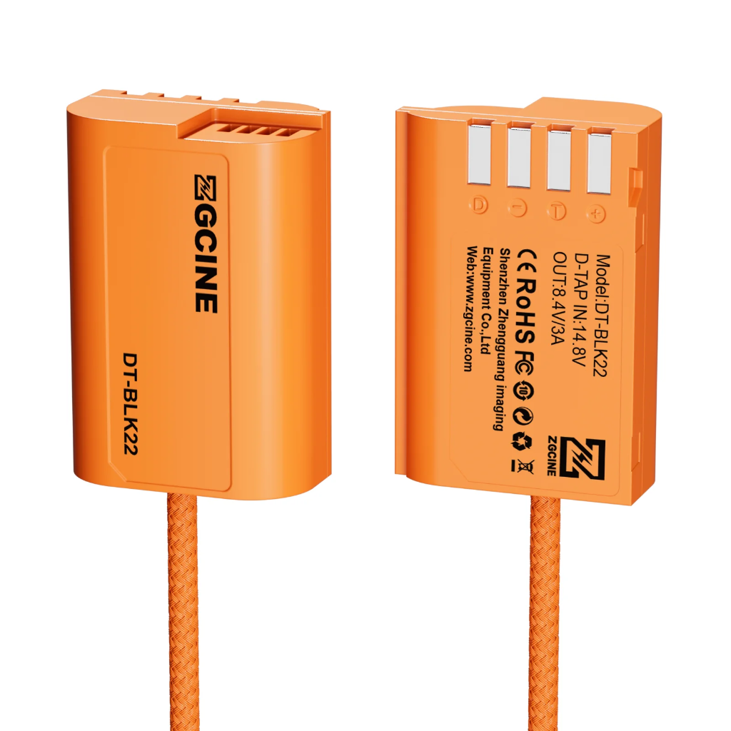 Dummy Battery DTap A Lumix Panasonic DMW-BLK22 Zgcine