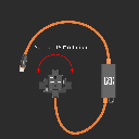 Cable Zgcine DTap a Usb-c Pd Power Cable