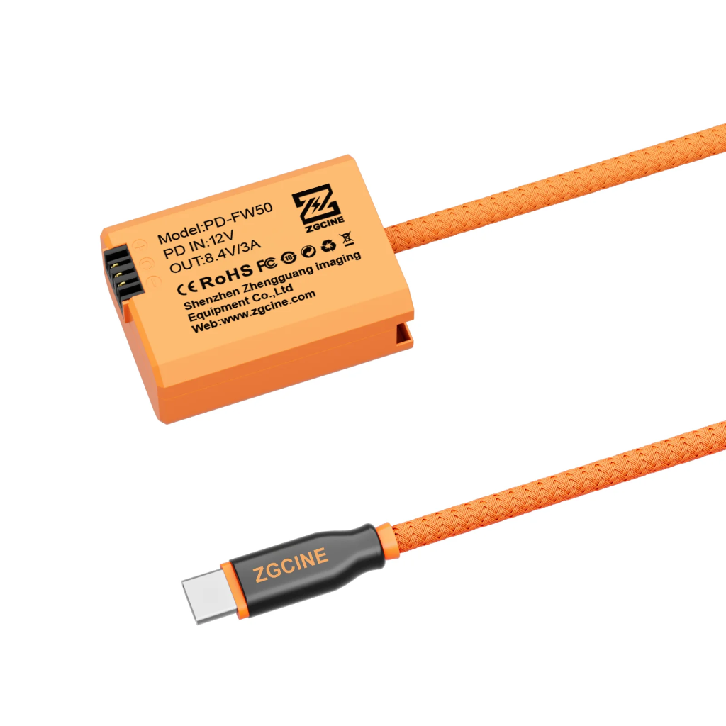 Dummy Battery Usb-c Pd A Sony NP-FW50 Zgcine