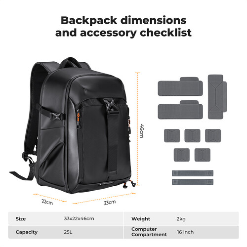 Morral Camaras K&f Concept 25L Nature Wander 11 KF13.211