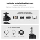 Stand de escritorio C-Clamp K&F CONCEPT 37–90cm KF34.040