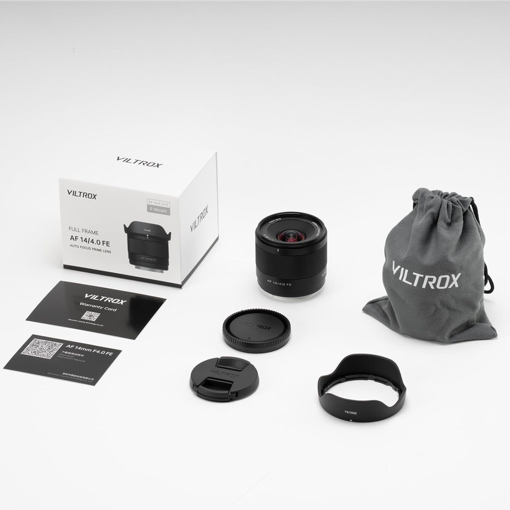 Lente VILTROX 14mm F4.0 Montura E Sony Full Frame