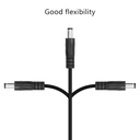 Cable DC 5.5MM x 2.1MM Macho Macho para Vmount Monitores y mas