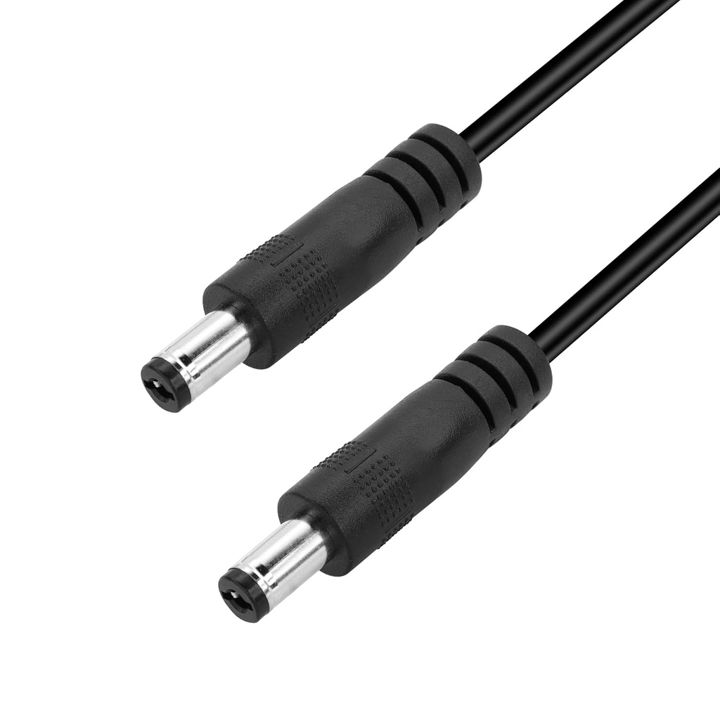 Cable DC 5.5MM x 2.1MM Macho Macho para Vmount Monitores y mas