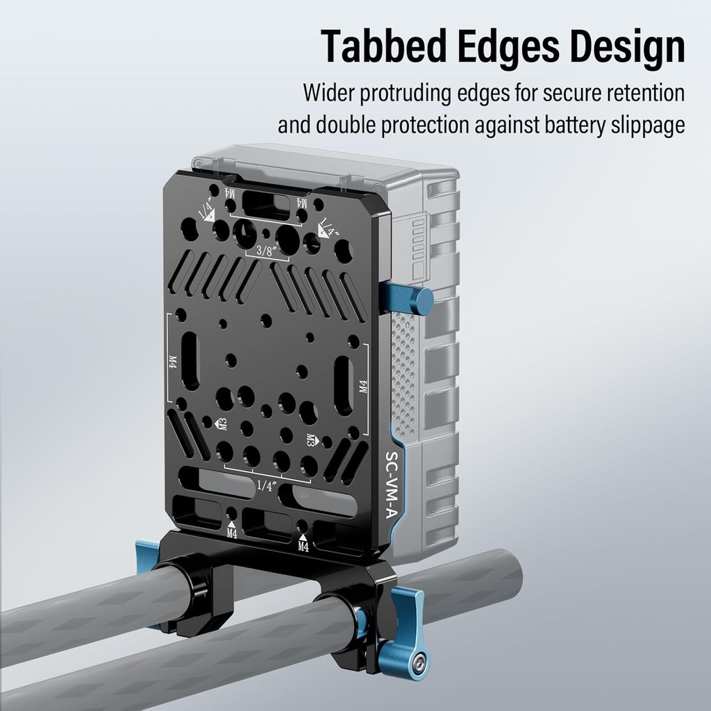 Soporte de Batería V-Mount Sirui para Rigs de varillas 15 mm