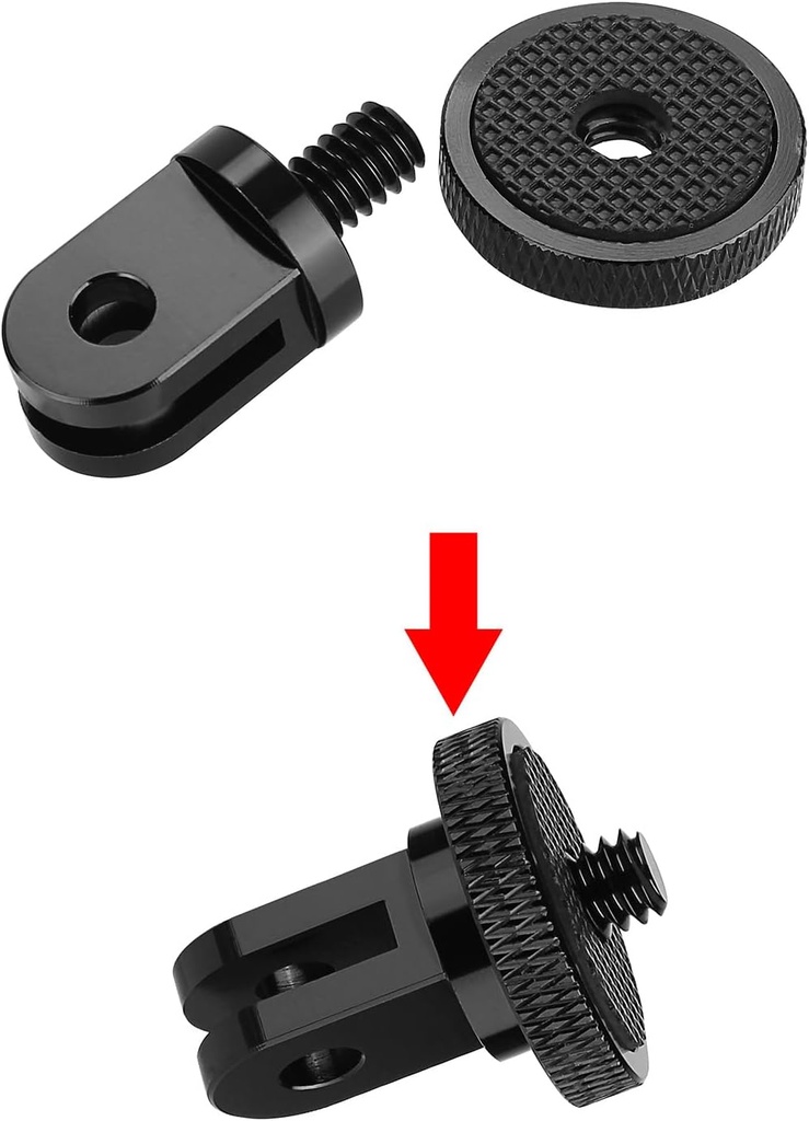 Tornillo 1/4 Adaptador a Camaras de Accion Insta GoPro otras