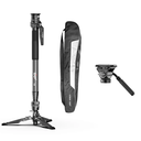 Monopie Coman M1V5 Pro Fibra de Carbono One Click go Fast 170 CM