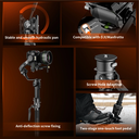 Monopie Coman M1V5 Pro Fibra de Carbono One Click go Fast 170 CM