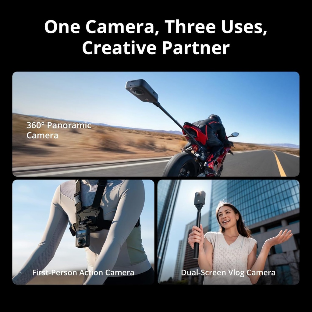 Camara DJI Osmo 360 Sensor 1 Pulg 8K